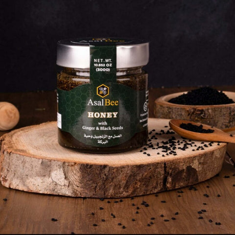 Ginger & Black Seeds Honey Mix