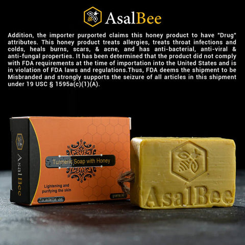 Asal Bee Turmeric Soap with Honey