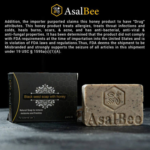 Asal Bee Jasmine soap with honey